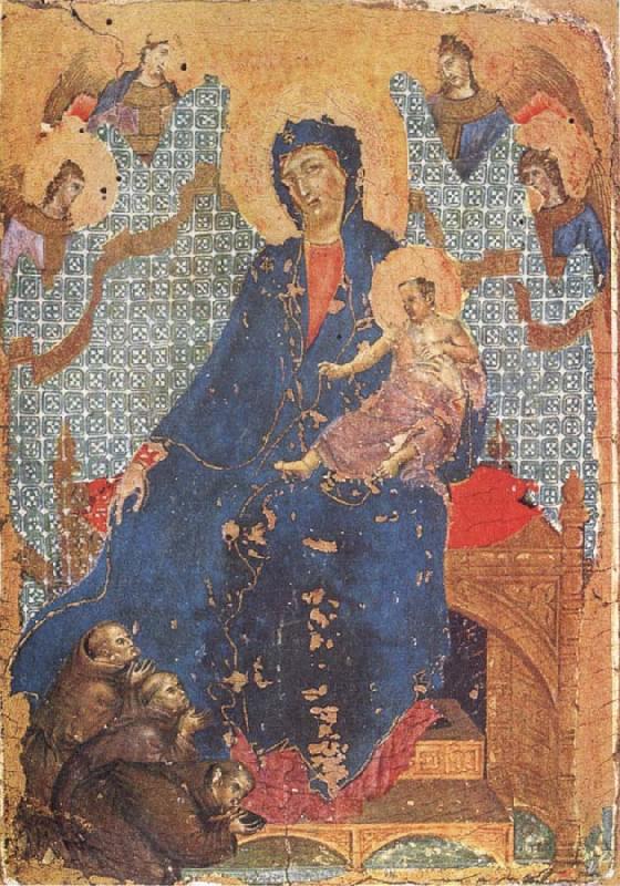 Duccio di Buoninsegna Madonna of the Franciscans Norge oil painting art